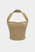 Halter Neck Ruched Top