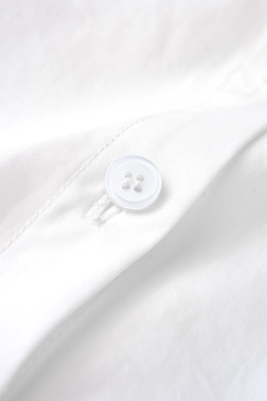 Solid Tie-Up Short-Sleeve Shirt